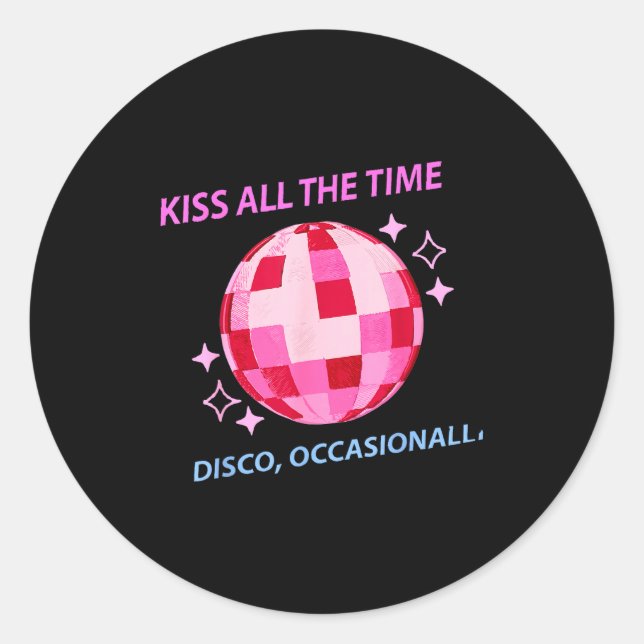 Adesivo Beije Discoteca de Todos os Tempos Ocasionalmente (Frente)