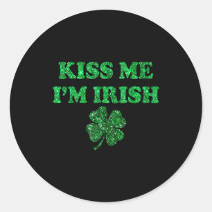 Adesivo Beije irlandeses engraçados homens mulheres crianç