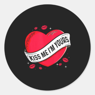 Adesivo Beije Me Eu Sou Seu Presente Para Dia Dos Namorado