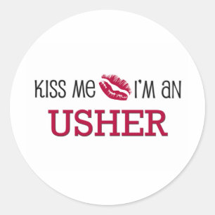 Adesivo Beije-me que eu sou USHER