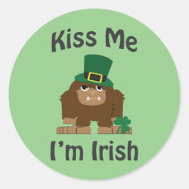 Adesivo Beije-me, sou um pé-de-cabra irlandês