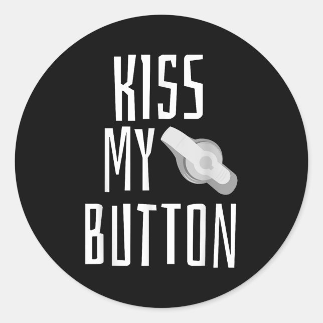 Adesivo Beije Meu Botão Alimentando Tubie de Sensibilizaçã (Frente)