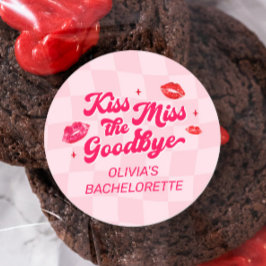 Adesivo Beijo a Srta. Adeus Favor de Despedida de Solteira