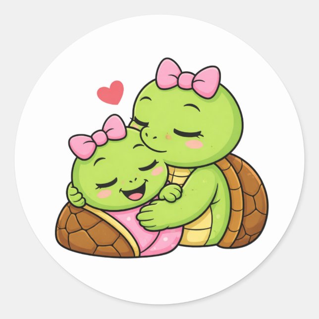 Adesivo Beijo de Amor de Bebê (Frente)