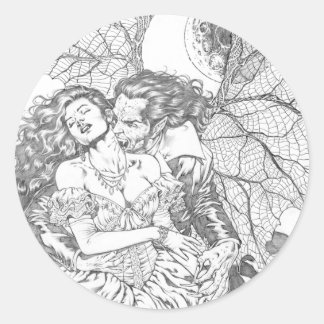 Adesivo Beijo de vampiro por Al Rio - Arte de vampiro e mu