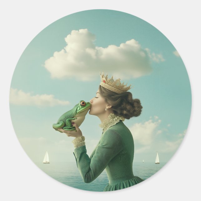 Adesivo Beijo do Príncipe Sapo (Frente)