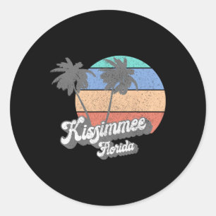 Adesivo Beijo Retro Kissimmee Flórida Vintage Praia Surf