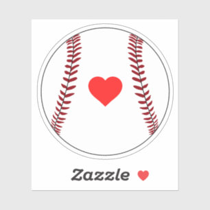 Adesivo Beisebol apaixonado