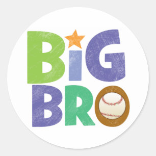 Adesivo Beisebol do Big Bro