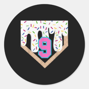 Adesivo Beisebol Drivers 9º Aniversário Home Plate Boys Yo