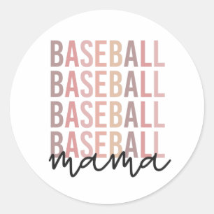 Adesivo Beisebol Mama   Presentes de mãe de beisebol