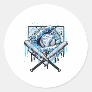 Adesivo Beisebol Para Rapazes Jovens Sorvetes De  B