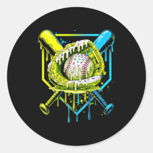 Adesivo Beisebol Para Rapazes Jovens Sorvetes De  B