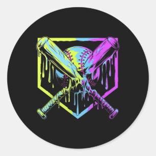 Adesivo Beisebol Para Rapazes Jovens Sorvetes De  B