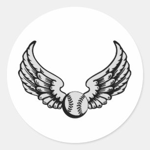 Adesivo Beisebol Voador (Bola) para baseball amantes