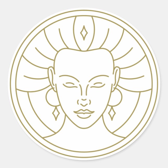 Adesivo Bela Adormecida Mulher Adormecida Design (Frente)