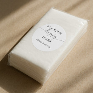 Adesivo Bela Boca Personalizada Embalagem de Tecido de Cas