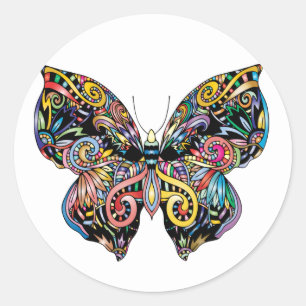 Adesivo Bela borboleta ilustrada
