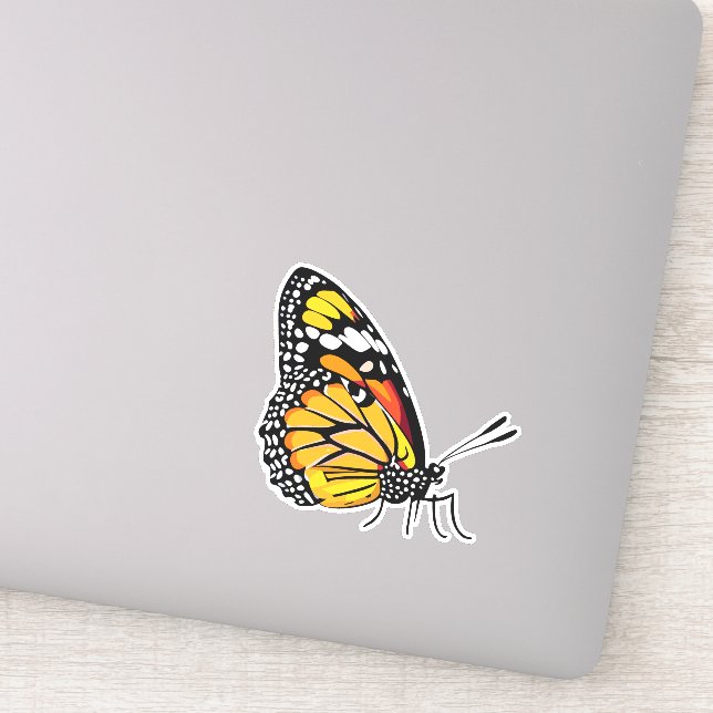 Adesivo Bela Borboleta Multicolorida (Detalhe)