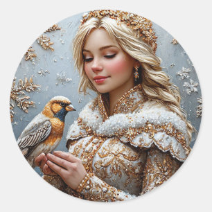 Adesivo Bela Donzela de Neve
