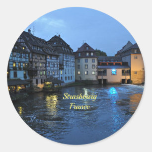 Adesivo Bela Estrasburgo, França (rotulada)