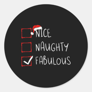 Adesivo Bela Lista De Natal Fabulosa Papais noeis Xmas Cl