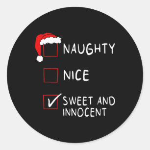 Adesivo Bela Lista Doce Homens Inocentes Do Xmas Mulheres