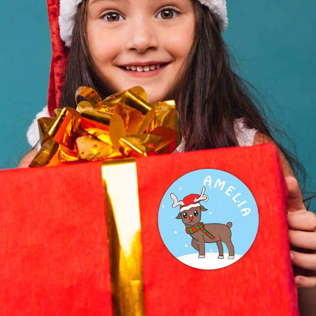 Adesivo Bela Neve Desenhando Neve Flocos de Natal (Criador carregado)