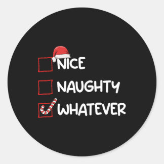 Adesivo Bela Noite, Qualquer Que Seja A Lista De Natal, Xm
