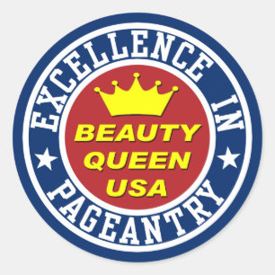 Adesivo Bela Rainha Pageant Sticker