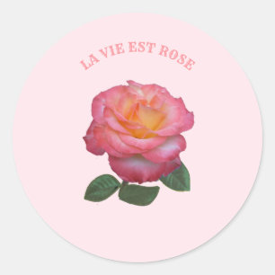 Adesivo Bela Rosa Rosa