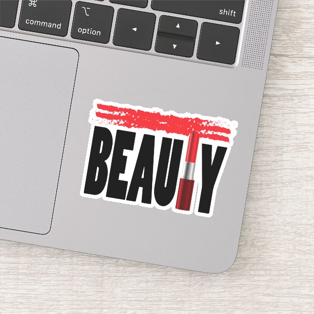 Adesivo Bela Tipografia Lipstick (Detalhe)