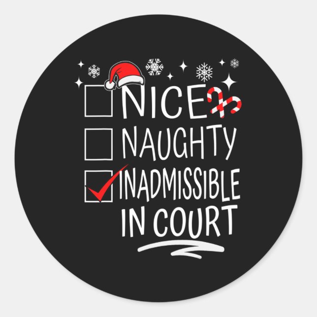 Adesivo Bela Vadia Inadmissível Na Corte Da Família De Nat (Frente)