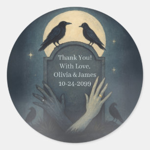 Adesivo Bela Zombie Moonlit Gothic Wedkers