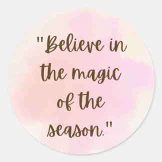 Adesivo Beleive in the magic of season Stickers