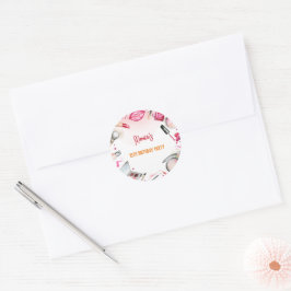 Adesivo Beleza e maquiagem festa de aniversário spa