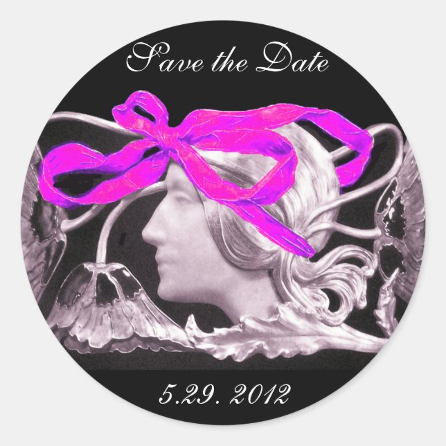 ADESIVO BELEZA ELEGANTE/MALA COM ARCO DE PINCO E FLORES (Frente)