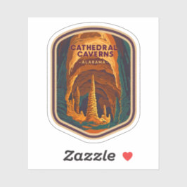 Adesivo Beleza Natural da Catedral Cavernas-Alabama