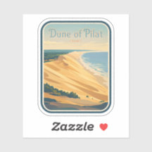 Beleza natural de Duna de Pilat-France