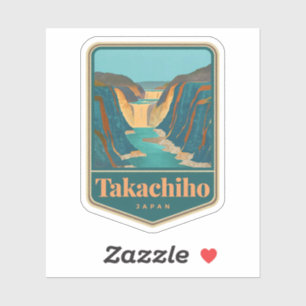 Adesivo Beleza natural de Takachiho-Japão