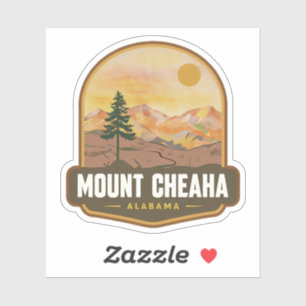 Adesivo Beleza natural do Monte Cheaha-Alabama