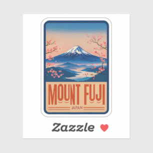 Adesivo Beleza natural do Monte Fuji-Japão