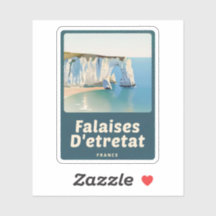 Beleza natural dos Falaises D'etretat - França