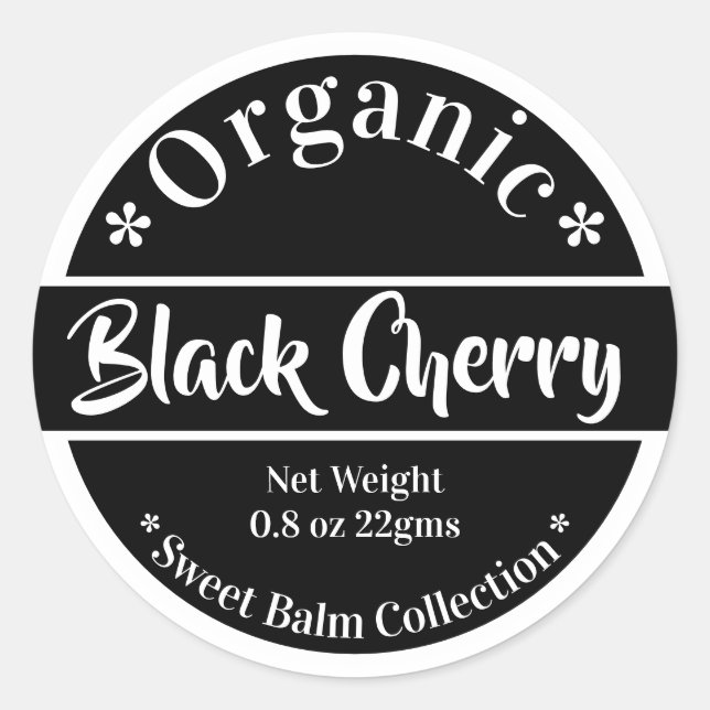 Adesivo Beleza Orgânica Moderna e Negra (Frente)