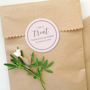 Adesivo Beleza Simples de Casamento em Caligrafia Script T