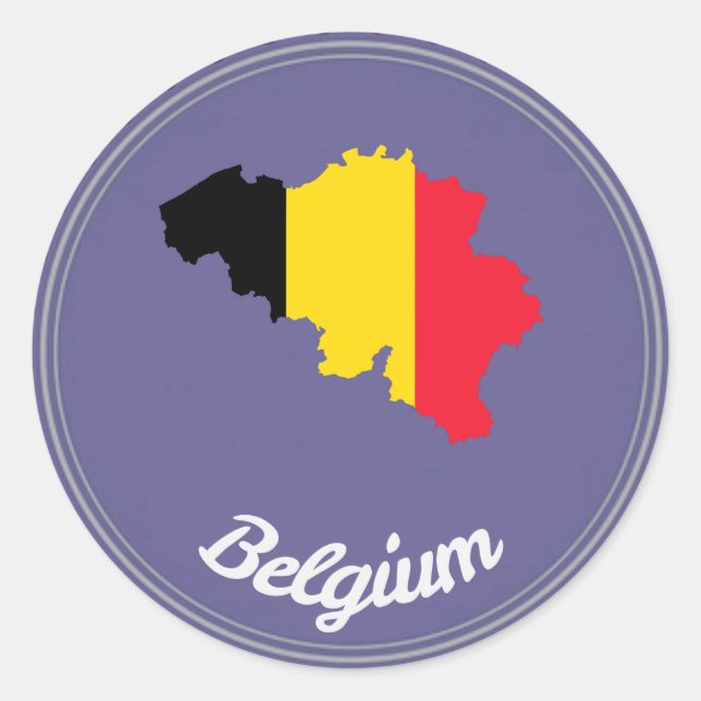 Adesivo Bélgica (Frente)