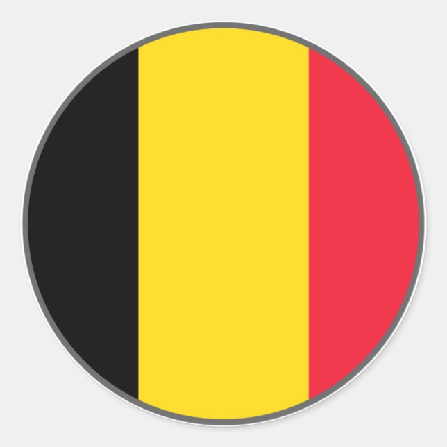 Adesivo Bélgica EuroSticker (Frente)