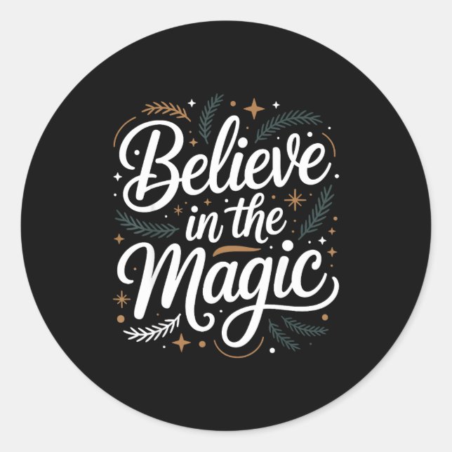 Adesivo Believe In The Magic Christmas Insred Holiday Remi (Frente)