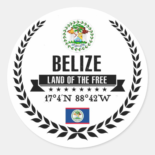 Adesivo Belize (Frente)