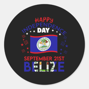Adesivo Belize 43º Dia da Independência Orgulho Beliziano